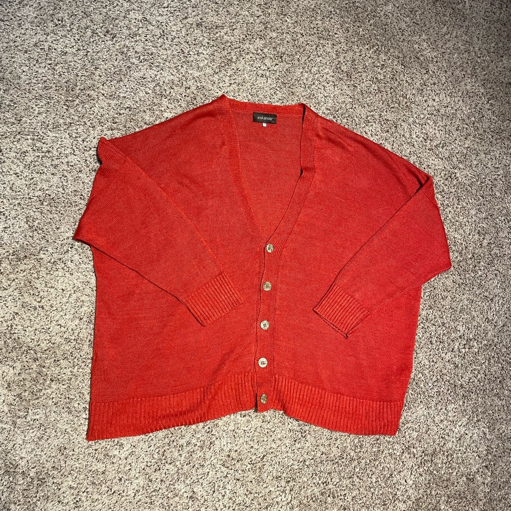 EKSANDAR LINEN CARDIGAN